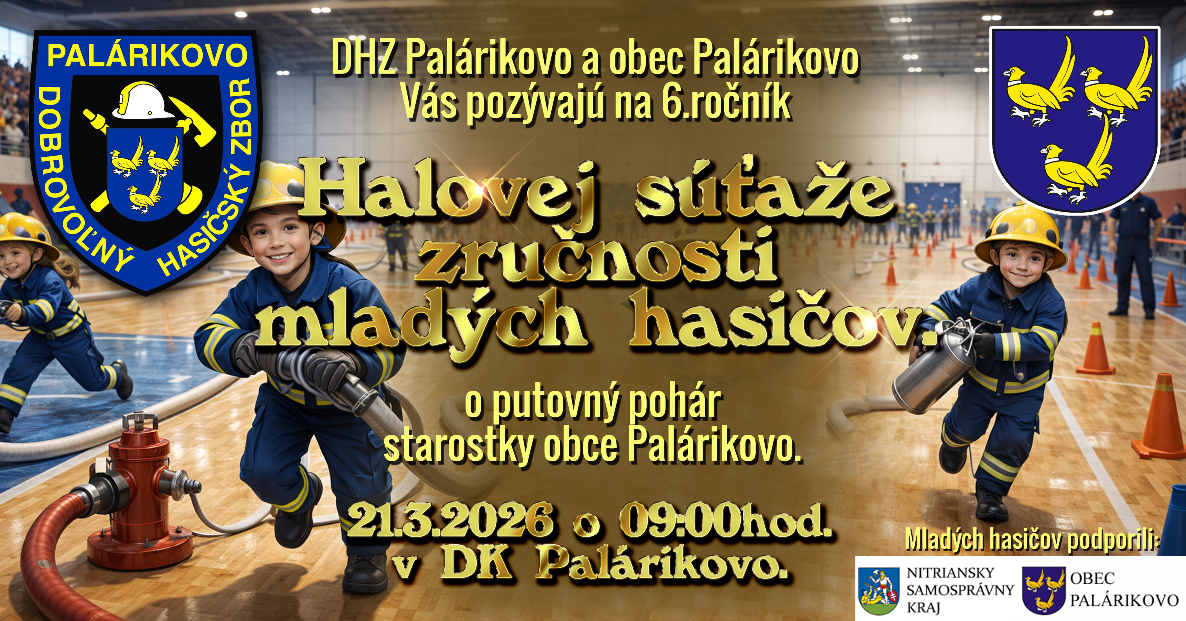 Halová súťaž o putovný pohár starostky obce Palárikovo, 6.ročník