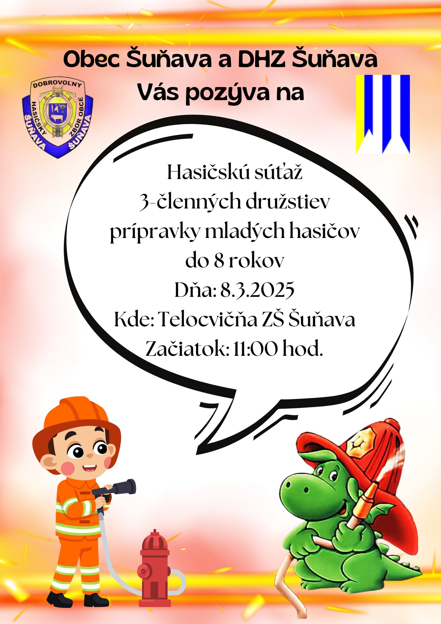 Halová súťaž prípravky mladých hasičov do 8 rokov - 3. ročník