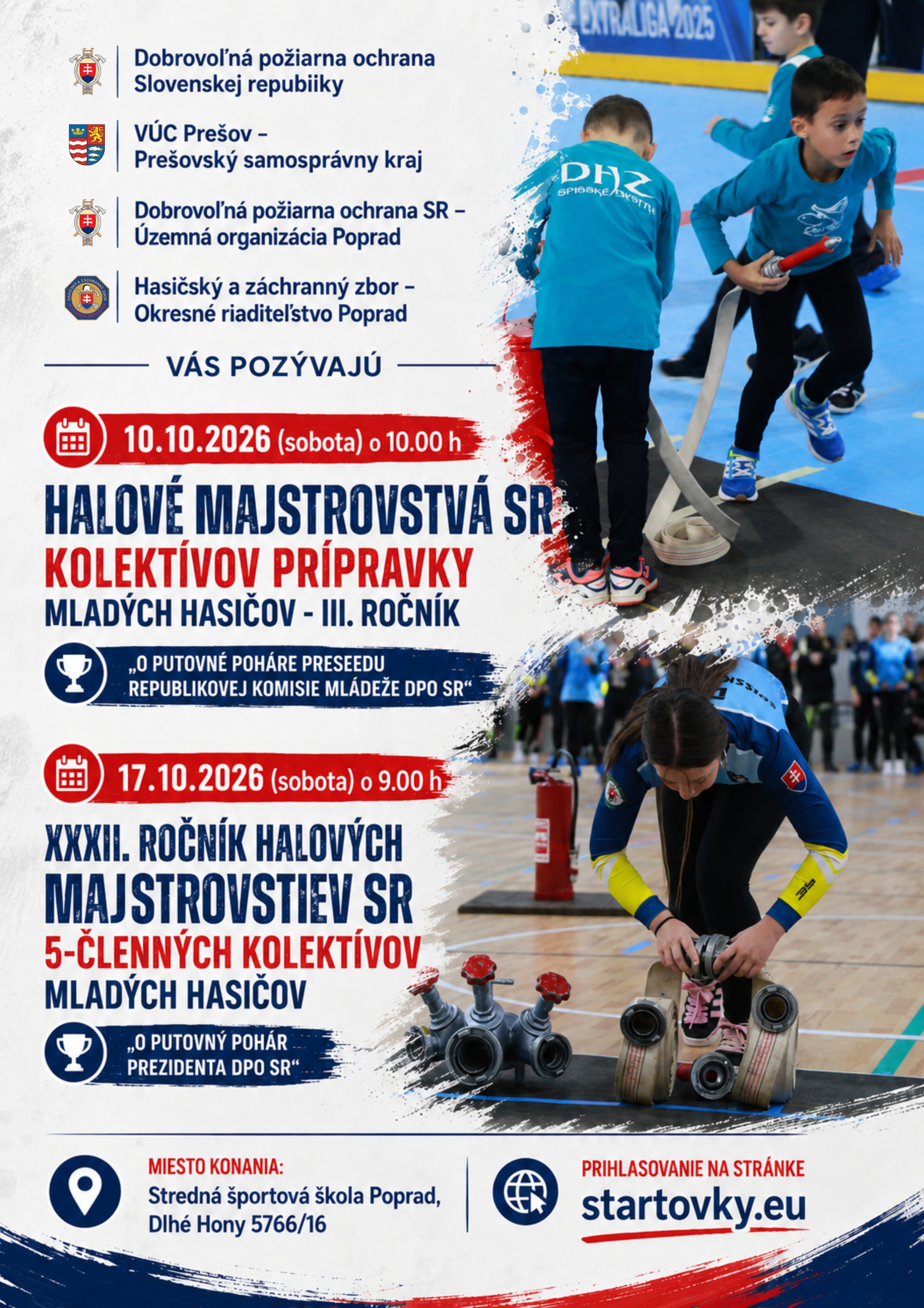 XXXII. ročník - Halové MSR mladých hasičov - DIEVČATÁ